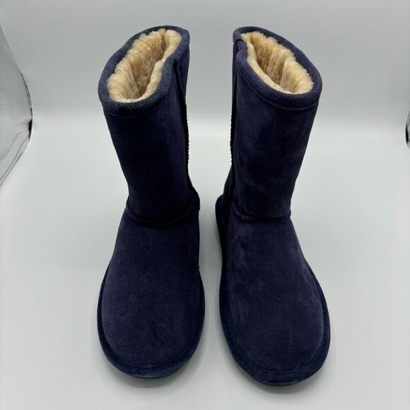 Bearpaw Emma Short 8" winter slip on boot - US women's size 6 - Dark blue - Picture 3 of 11